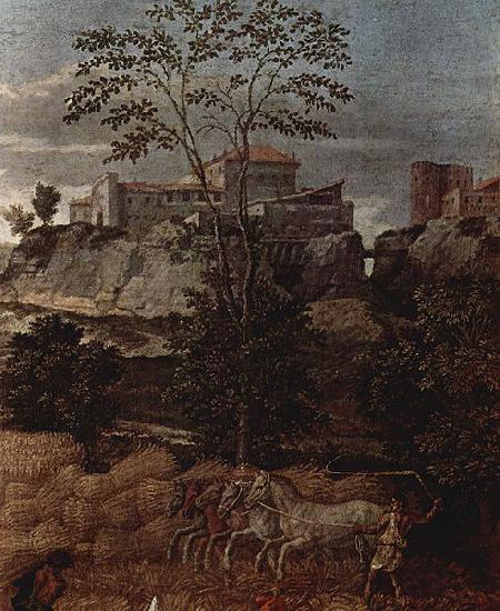 Nicolas Poussin Der Sommer, Detail